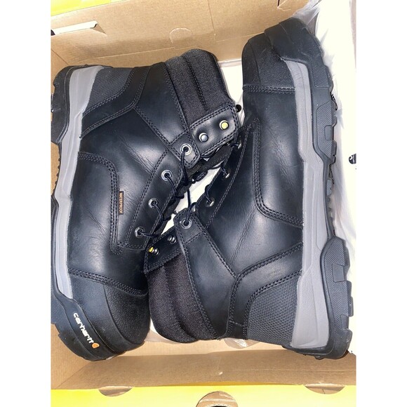 Mens Carhartt work boot Ground Force 6" WP Composite Toe Black 13 M - Picture 6 of 12
